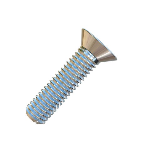 ALLIED TITANIUM #10-32 x 3/4 in Phillips Flat Machine Screw, Plain Titanium 0001265